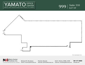 999 Yamato Rd, Boca Raton, FL for lease Floor Plan- Image 1 of 11