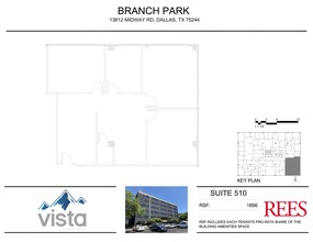 13740 Midway Rd, Farmers Branch, TX for lease Site Plan- Image 1 of 1