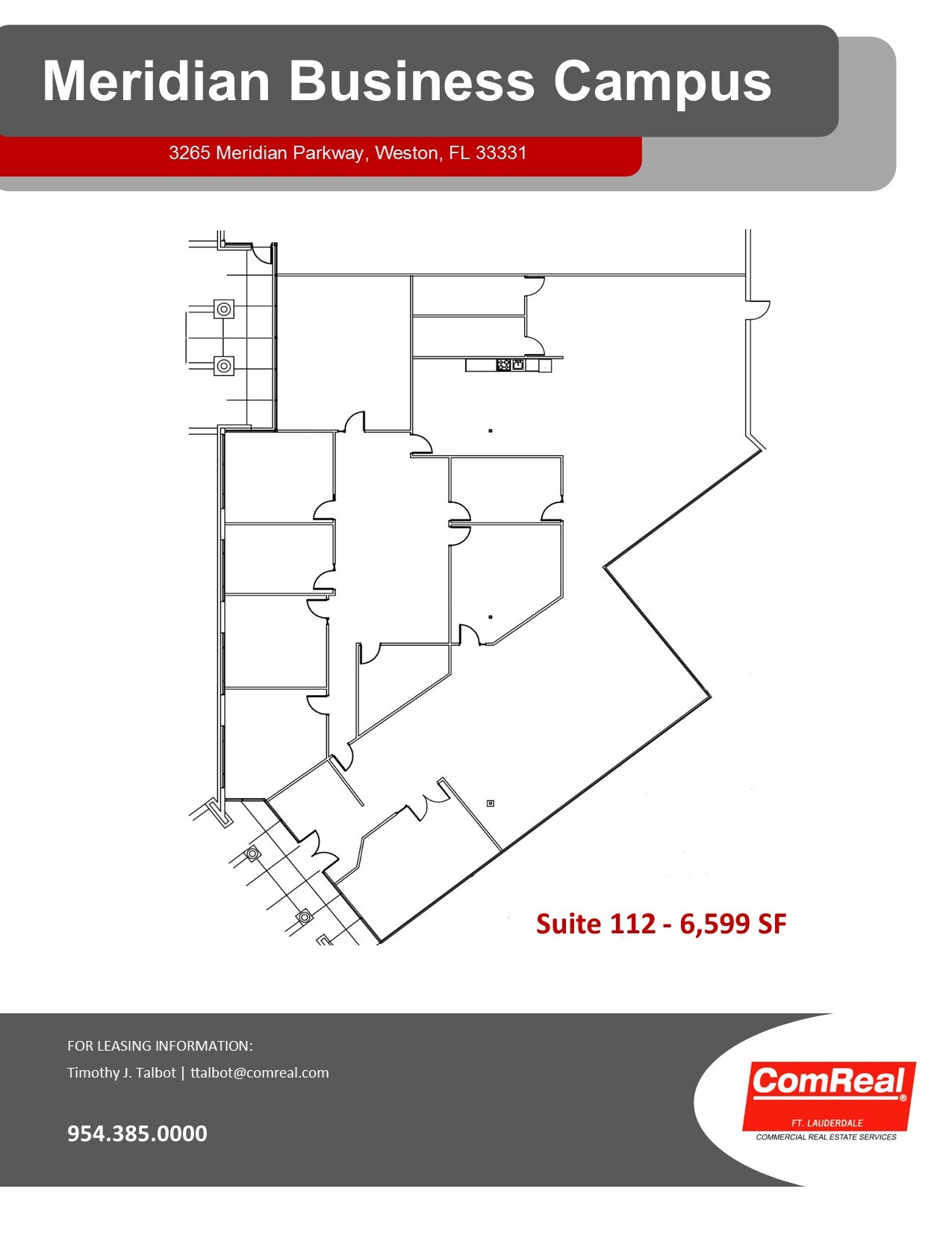 3265 Meridian Pkwy, Weston, FL for lease Floor Plan- Image 1 of 1