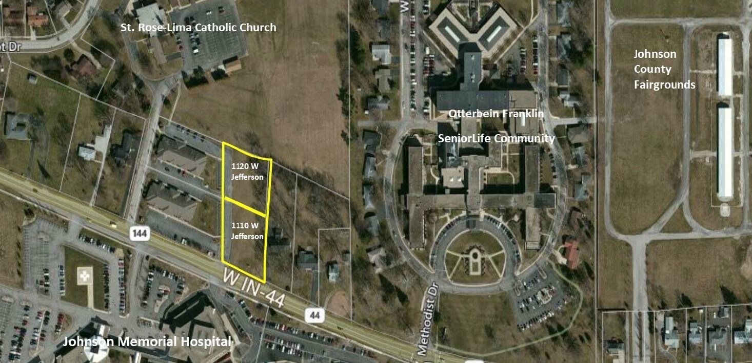 1110 W Jefferson St, Franklin, IN for sale Aerial- Image 1 of 1