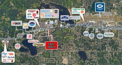 9125 Highland Rd, White Lake, MI - AERIAL map view - Image1
