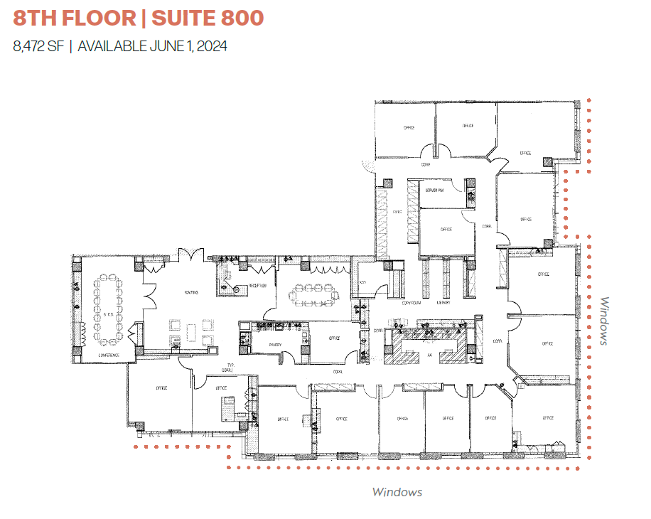 1850 M St NW, Washington, DC for lease Floor Plan- Image 1 of 1