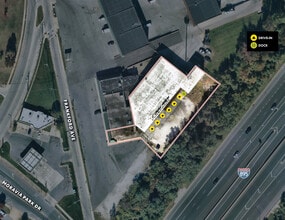 6412-6424 Frankford Ave, Baltimore, MD - AERIAL  map view