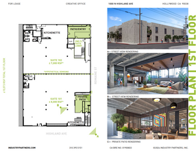 1000 N Highland Ave, Los Angeles, CA for lease Floor Plan- Image 1 of 1