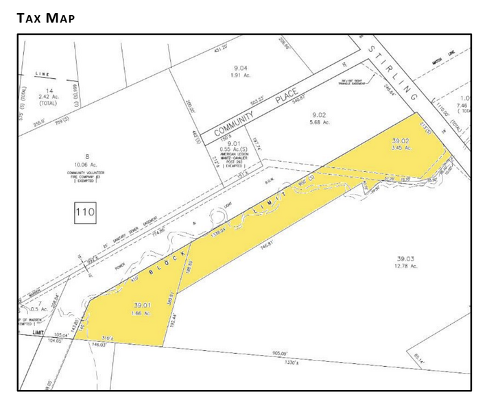 65 Stirling Rd, Warren, NJ for sale - Plat Map - Image 3 of 3