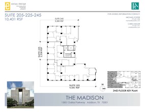 15851 Dallas Pkwy, Addison, TX for lease Floor Plan- Image 2 of 2