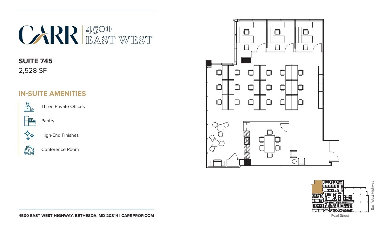 4500 East West Hwy, Bethesda, MD for lease Floor Plan- Image 1 of 1