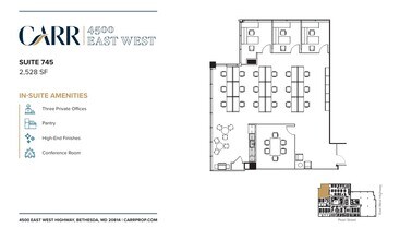 4500 East West Hwy, Bethesda, MD for lease Floor Plan- Image 1 of 1