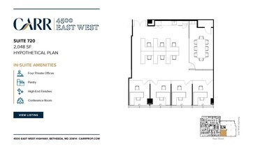 4500 East West Hwy, Bethesda, MD for lease Floor Plan- Image 2 of 2