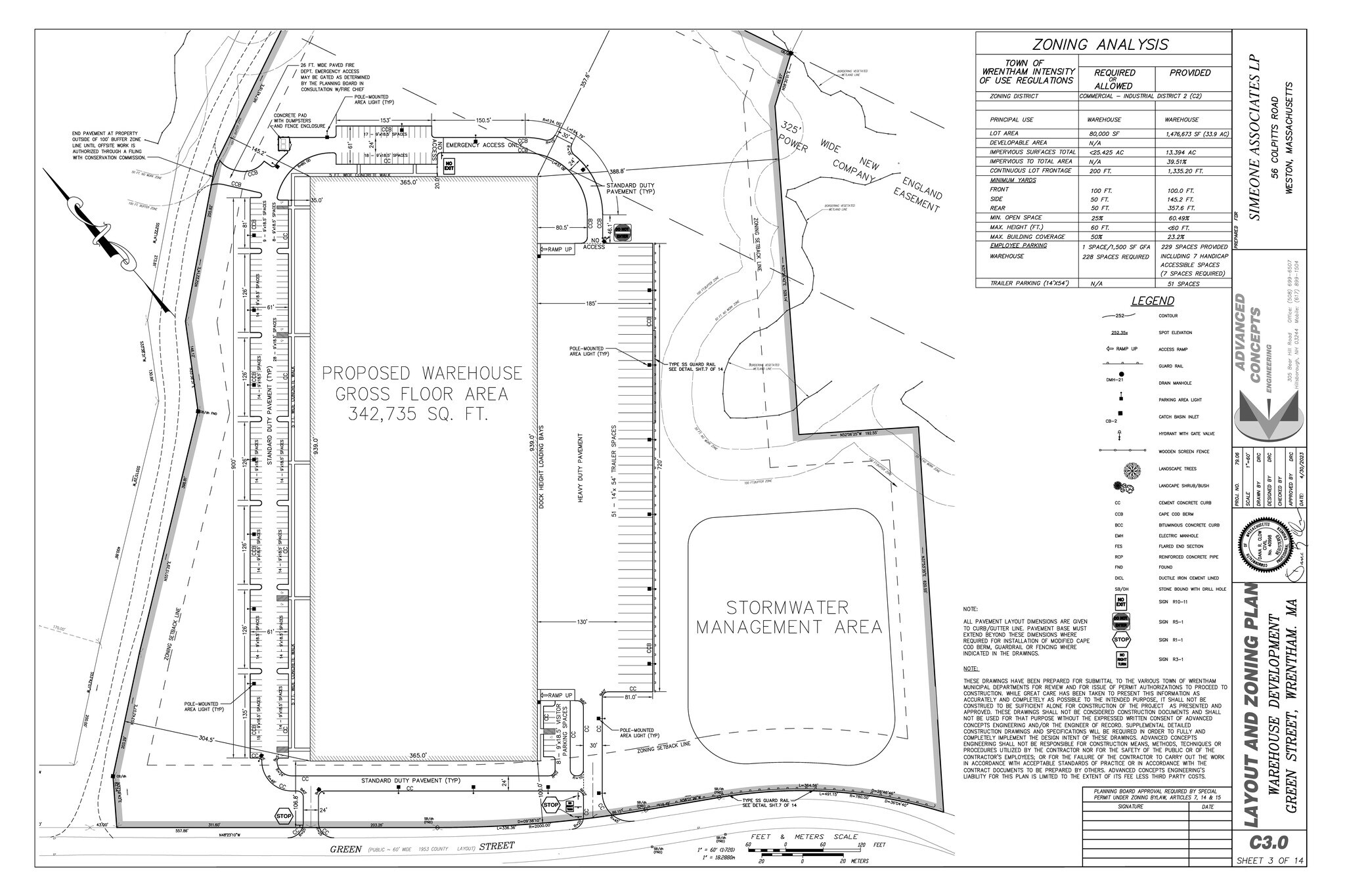275 Green St, Wrentham, MA for lease Floor Plan- Image 1 of 2