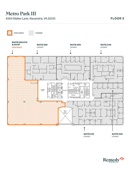 6354 Walker Ln, Alexandria, VA for lease - Floor Plan - Image 3 of 6