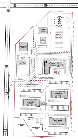 ND Highway 37 & ND Highway 23, Parshall, ND for sale - Site Plan - Image 2 of 2