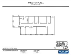 15115 Park Row, Houston, TX for lease Floor Plan- Image 1 of 1