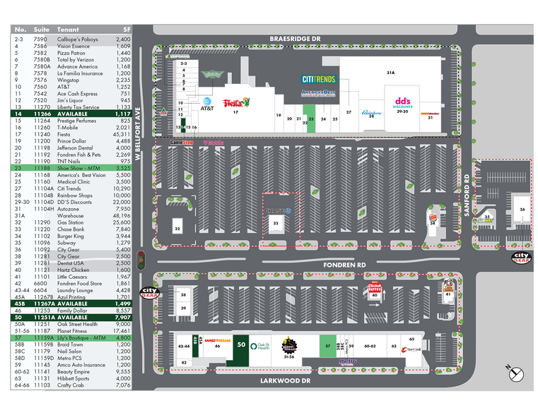 11092-11311 Fondren Rd, Houston, TX for lease - Building Photo - Image 2 of 6