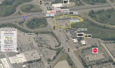 90-92 Middlesex Tpke, Burlington, MA - AERIAL  map view