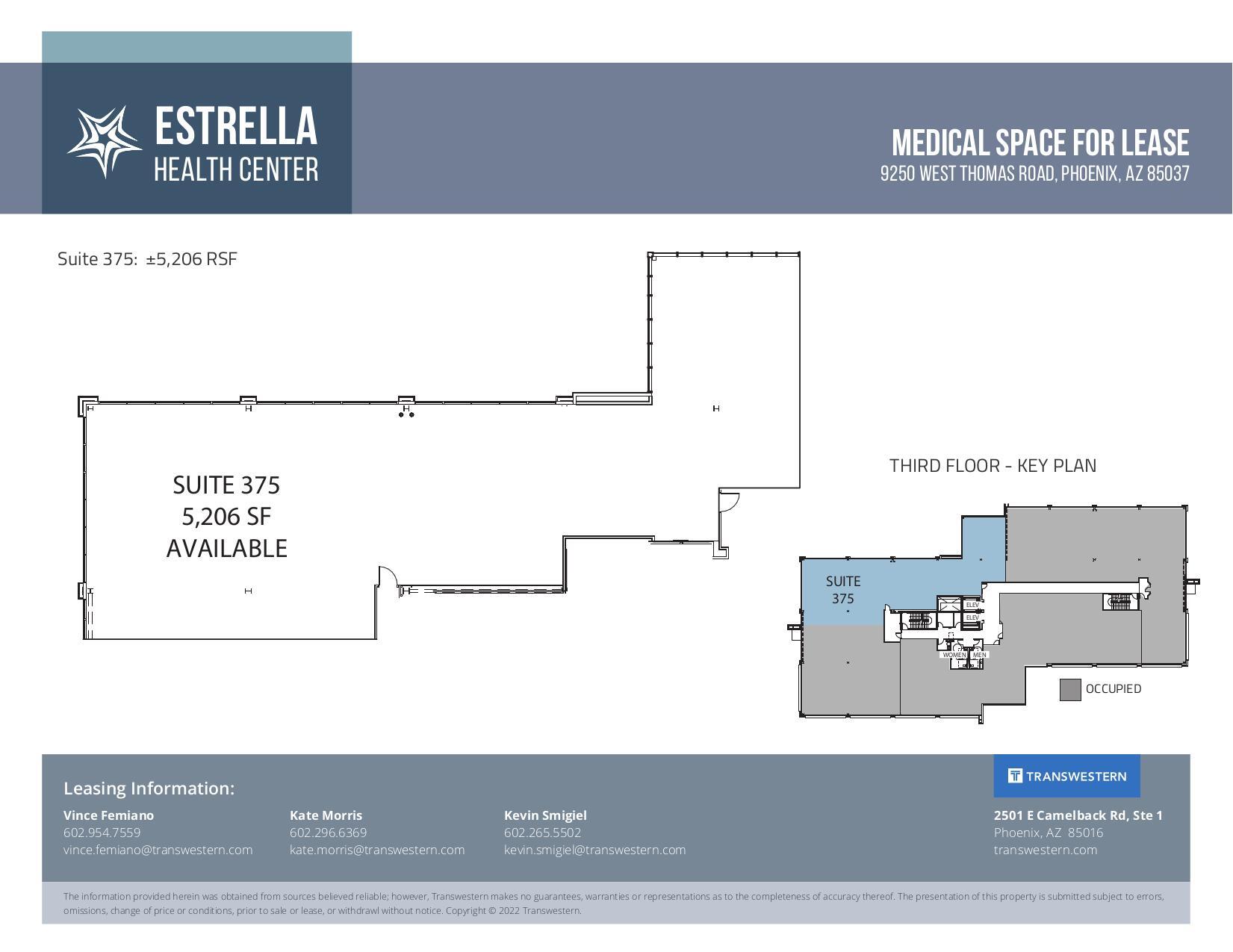 9250 W Thomas Rd, Phoenix, AZ for lease Floor Plan- Image 1 of 1