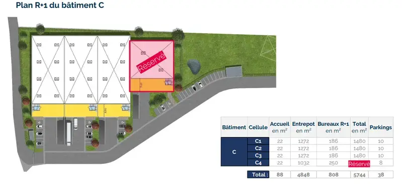 Industrial in Persan for sale - Site Plan - Image 2 of 4