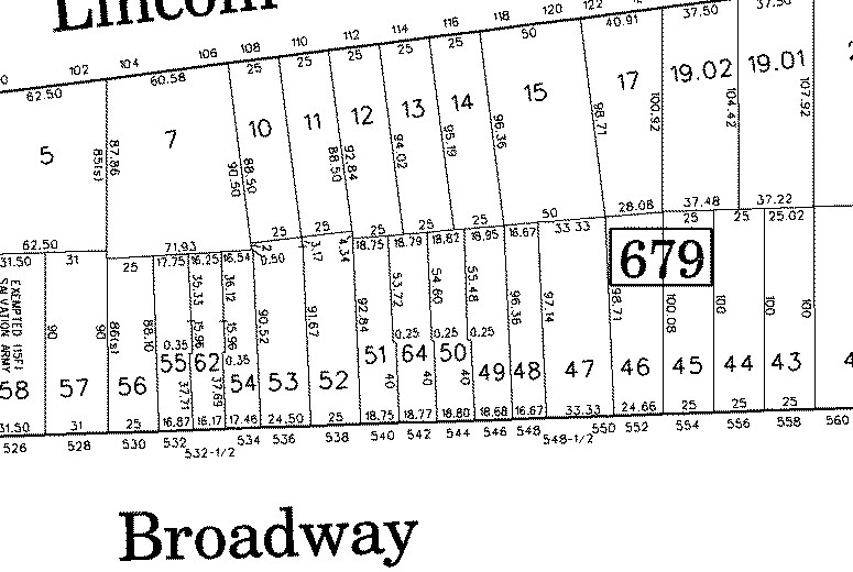 542-546 Broadway, Newark, NJ for sale - Plat Map - Image 1 of 1