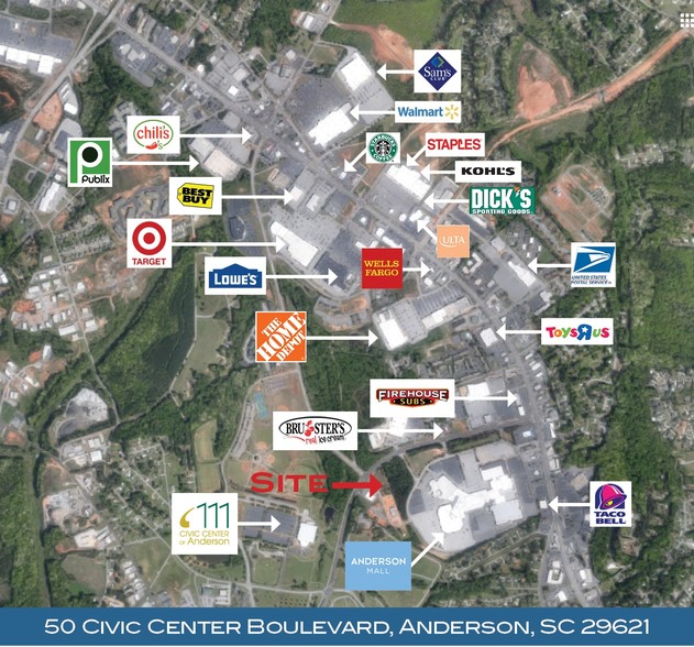 50 Civic Center Blvd, Anderson, SC for sale - Building Photo - Image 1 of 1