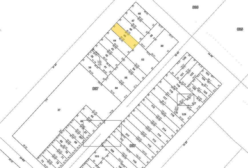 24-07 31st St, Long Island City, NY for sale - Plat Map - Image 1 of 1