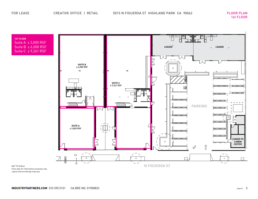 5015-5025 N Figueroa St, Los Angeles, CA for lease Floor Plan- Image 1 of 1