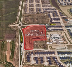 SEQ of Texas Heritage Pkwy & Tamarron Pkwy, Katy, TX - AERIAL  map view
