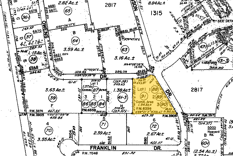 6620-6626 Owens Dr, Pleasanton, CA for sale - Plat Map - Image 2 of 4