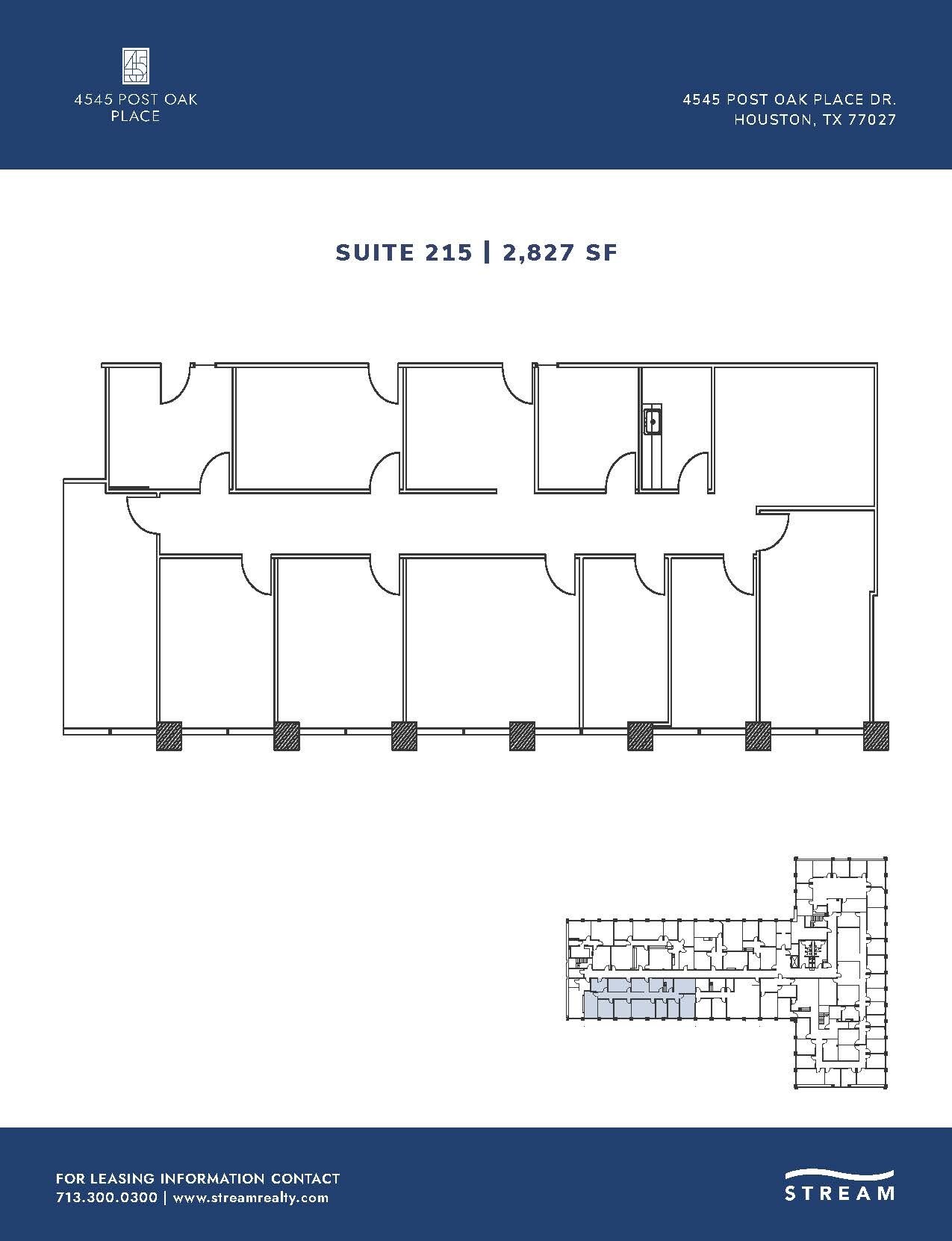 4545 Post Oak Pl, Houston, TX for lease Floor Plan- Image 1 of 1