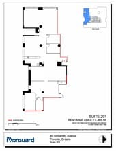 40 University Ave, Toronto, ON for lease Floor Plan- Image 1 of 1