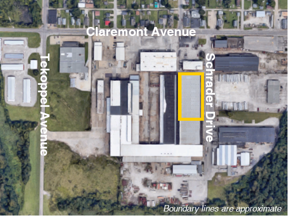 701 & 703 Schrader Drive, Evansville, IN for lease - Aerial - Image 1 of 2