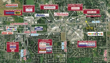 14700-14704 La Grange Rd, Orland Park, IL - AERIAL  map view