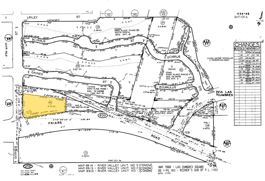 5920 Friars Rd, San Diego, CA for lease - Plat Map - Image 2 of 4