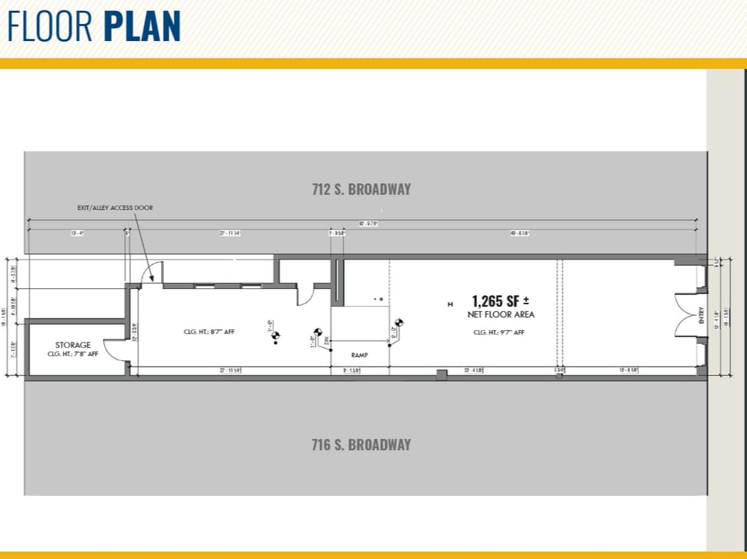 714 S Broadway, Baltimore, MD for lease Floor Plan- Image 1 of 1