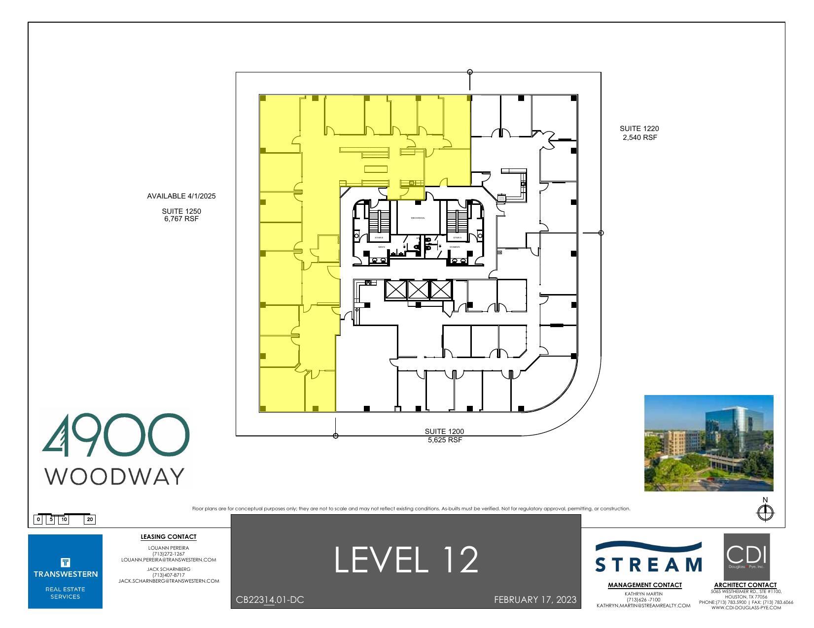 4900 Woodway Dr, Houston, TX for lease Floor Plan- Image 1 of 1