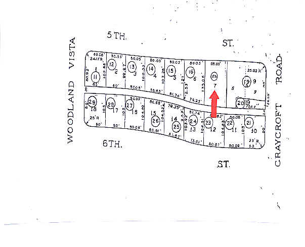 5450 E 5th St, Tucson, AZ for lease - Plat Map - Image 2 of 9