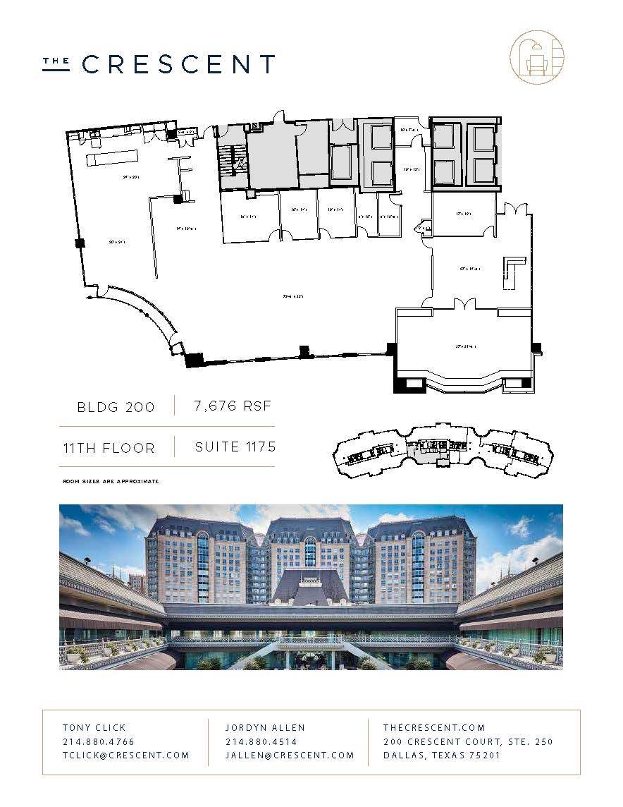 100 Crescent Ct, Dallas, TX for lease Floor Plan- Image 1 of 4