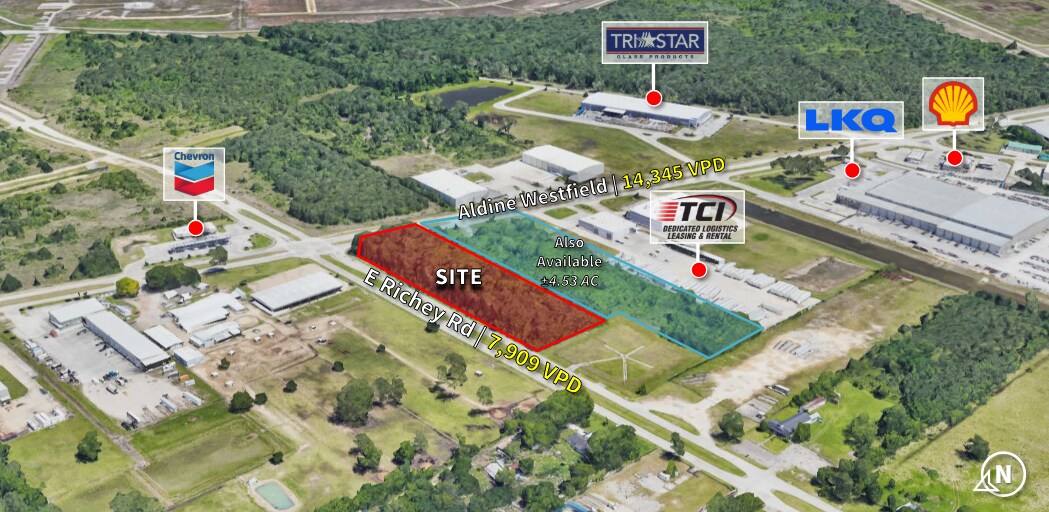 SWC Richey Rd & Aldine Westfield, Humble, TX for sale Primary Photo- Image 1 of 1