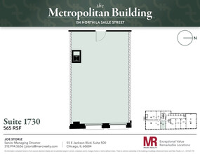 134 N LaSalle St, Chicago, IL for lease Floor Plan- Image 1 of 4