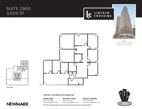 1775 Sherman St, Denver, CO for lease Floor Plan- Image 1 of 1