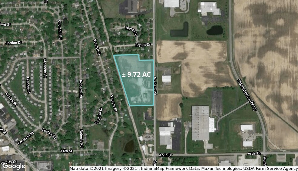 E. Graham St., Franklin, IN for sale - Aerial - Image 1 of 1