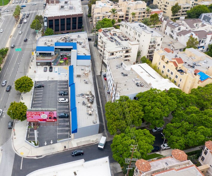 11031-11061 Santa Monica Blvd, Los Angeles, CA for lease - Aerial - Image 3 of 14