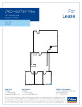 2425 Fountain View Dr, Houston, TX for lease Floor Plan- Image 1 of 1