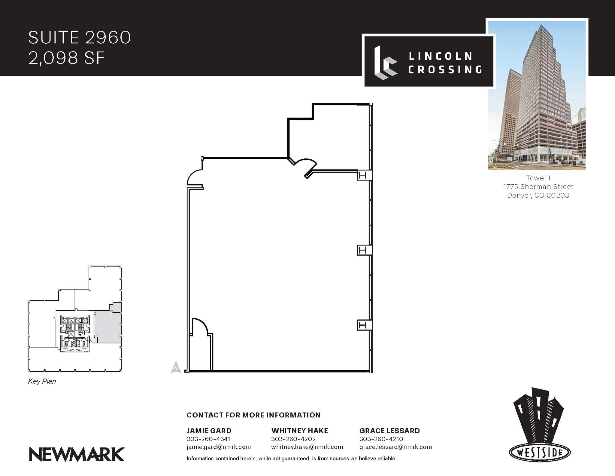 1775 Sherman St, Denver, CO for lease Floor Plan- Image 1 of 1