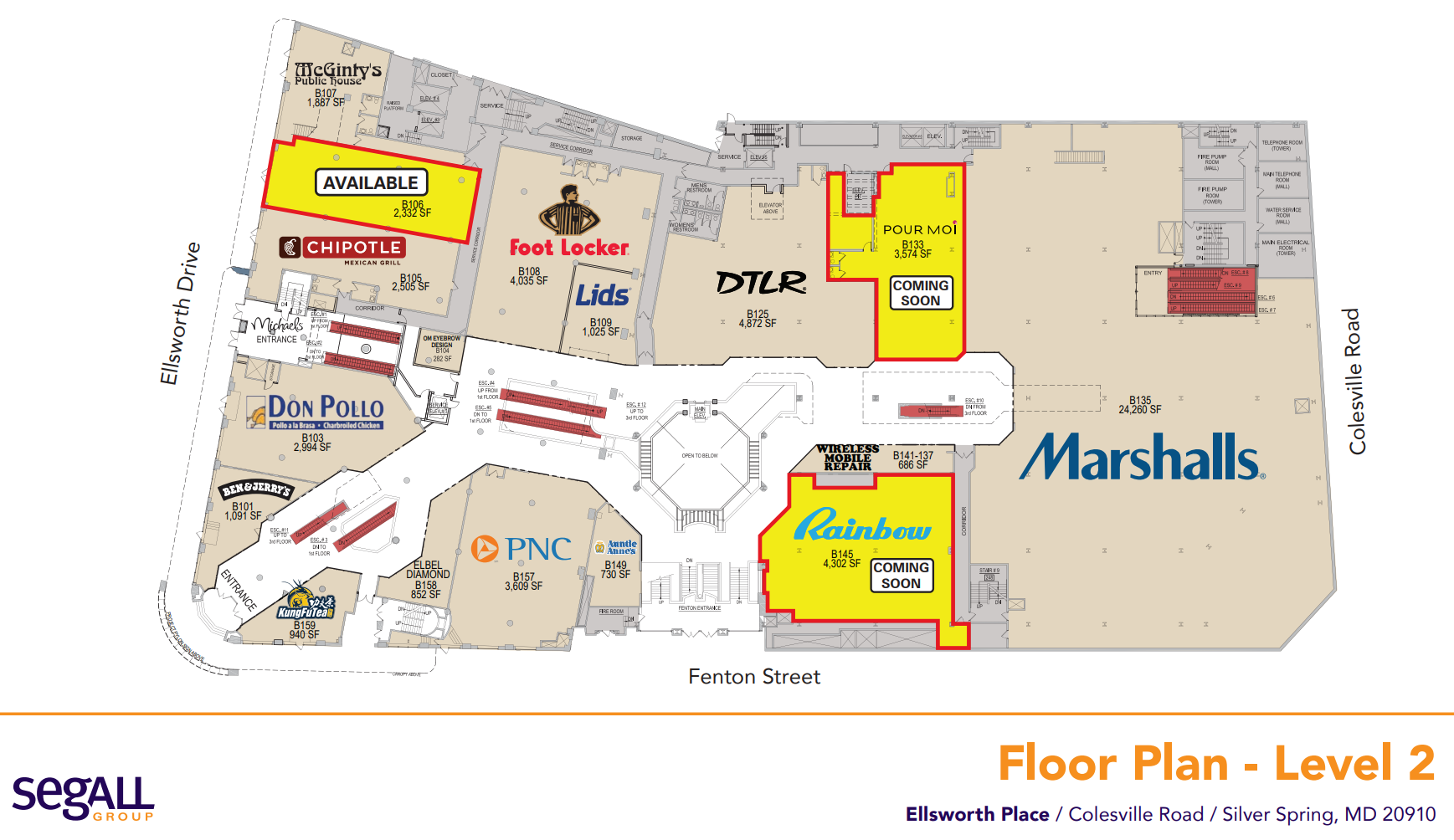 8661 Colesville Rd, Silver Spring, MD for lease Floor Plan- Image 1 of 1