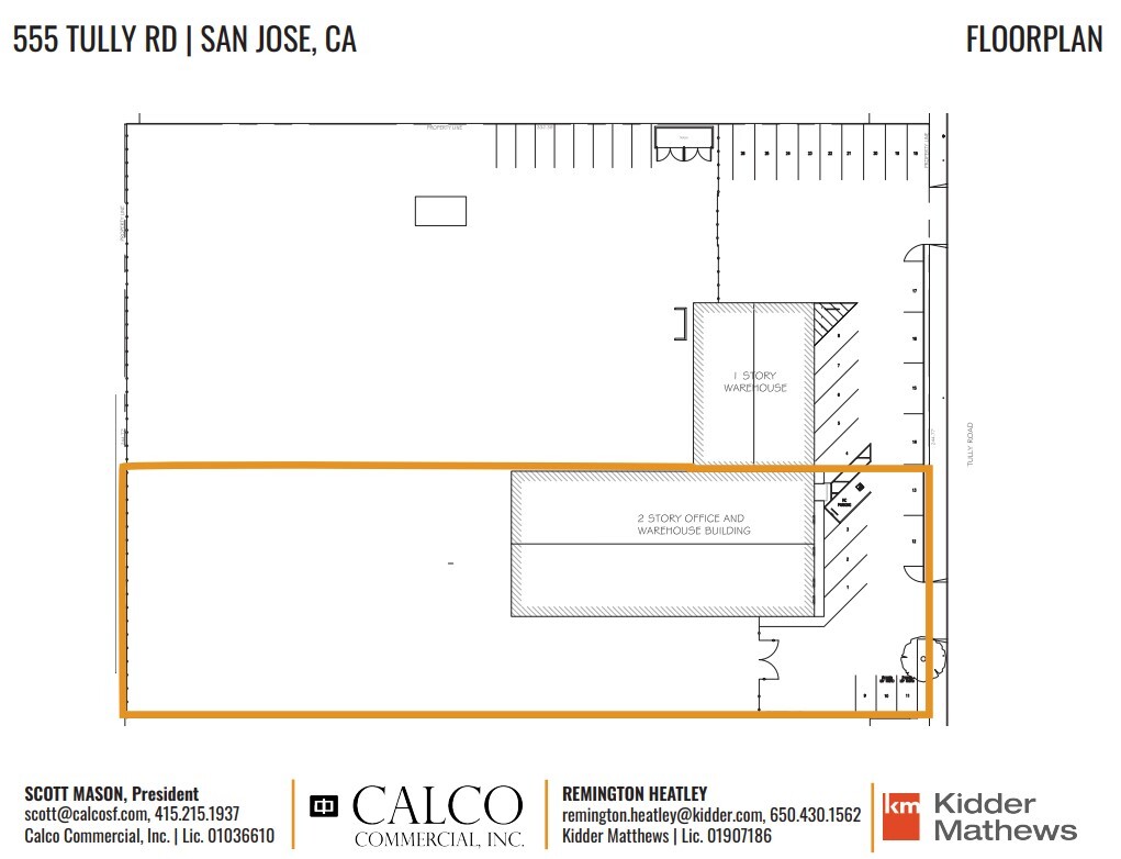 555 Tully Rd, San Jose, CA for lease Floor Plan- Image 1 of 1