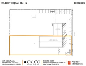 555 Tully Rd, San Jose, CA for lease Floor Plan- Image 1 of 1