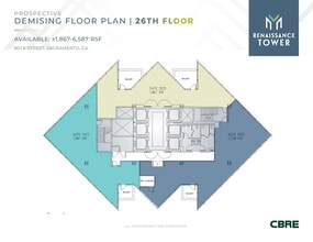 801 K St, Sacramento, CA for lease Floor Plan- Image 2 of 2