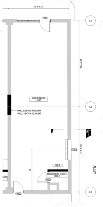 1757 N Kimball Ave, Chicago, IL for lease Floor Plan- Image 1 of 5