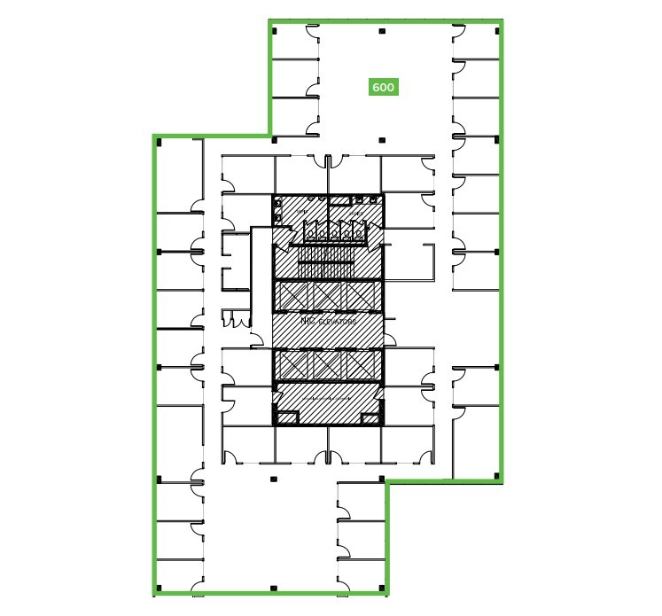 10130 103 St NW, Edmonton, AB for lease Floor Plan- Image 1 of 1