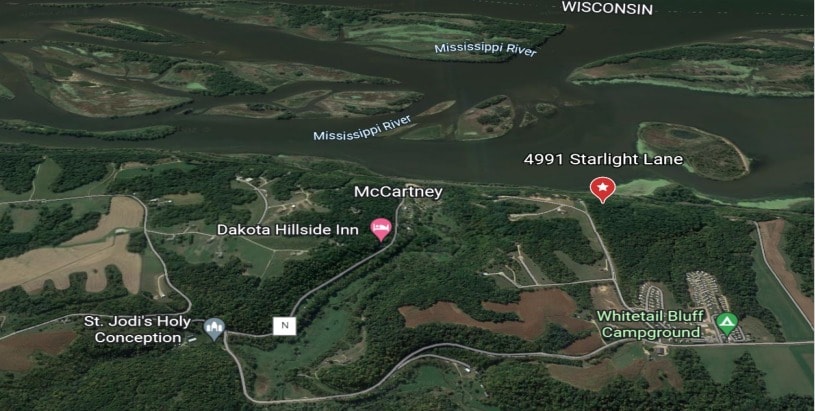 4991 Starlight Ln, Cassville, WI for sale - Aerial - Image 3 of 3